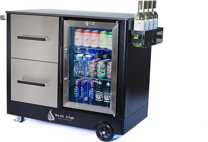 Mont Alpi Large Outdoor Prep Center / Bar Cart - MAPCL