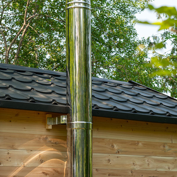 Dundalk Canadian CT Georgian Cabin Sauna with Changeroom | 2-6 People | Wood or Electric Heater