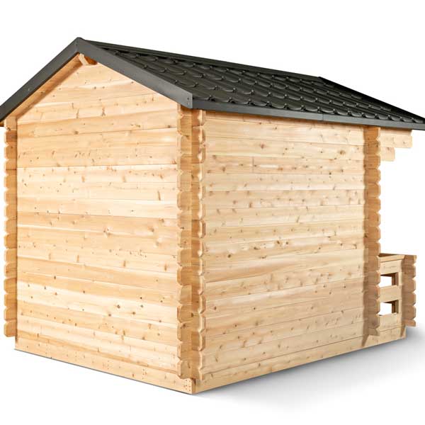CT Georgian Cabin Sauna with Porch | 2-6 People | Wood or Electric Heater