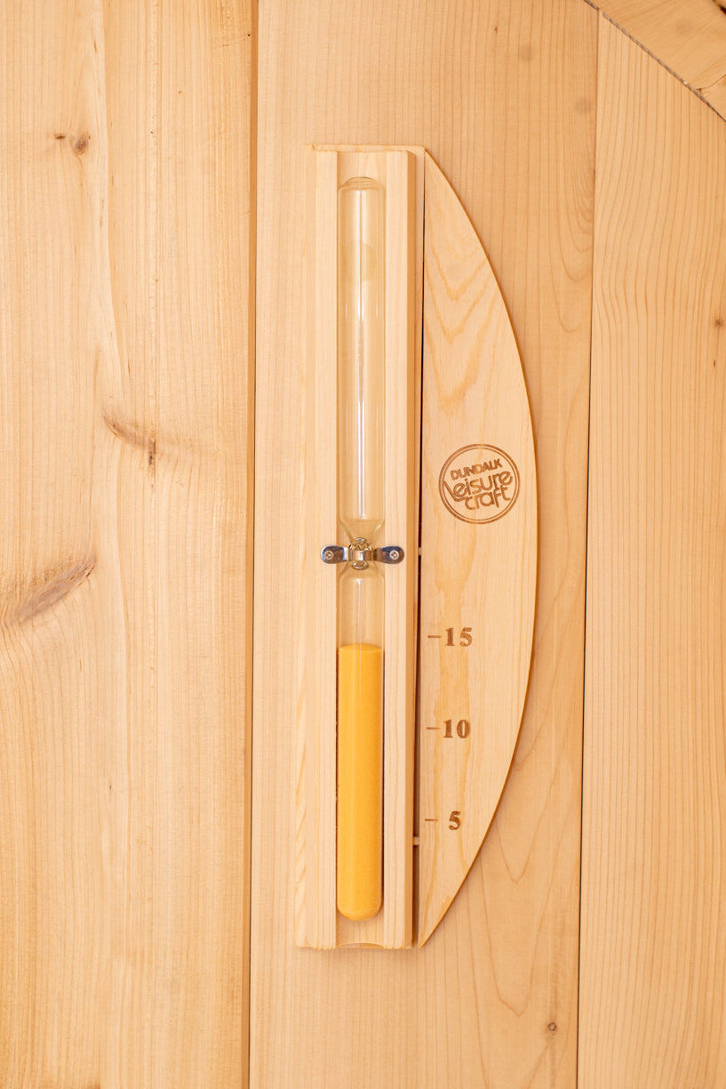 Dundalk 4 Person White Cedar Outdoor Sauna Harmony | 2-4 People | Wood or Electric Heater