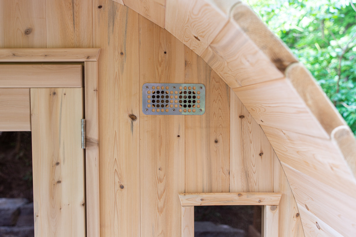 Dundalk Canadian Timber White Cedar Tranquility Outdoor | 2-4 People | Wood or Electric Heater