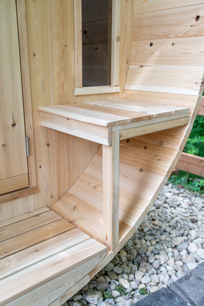 Dundalk Canadian Timber White Cedar Tranquility Outdoor | 2-4 People | Wood or Electric Heater