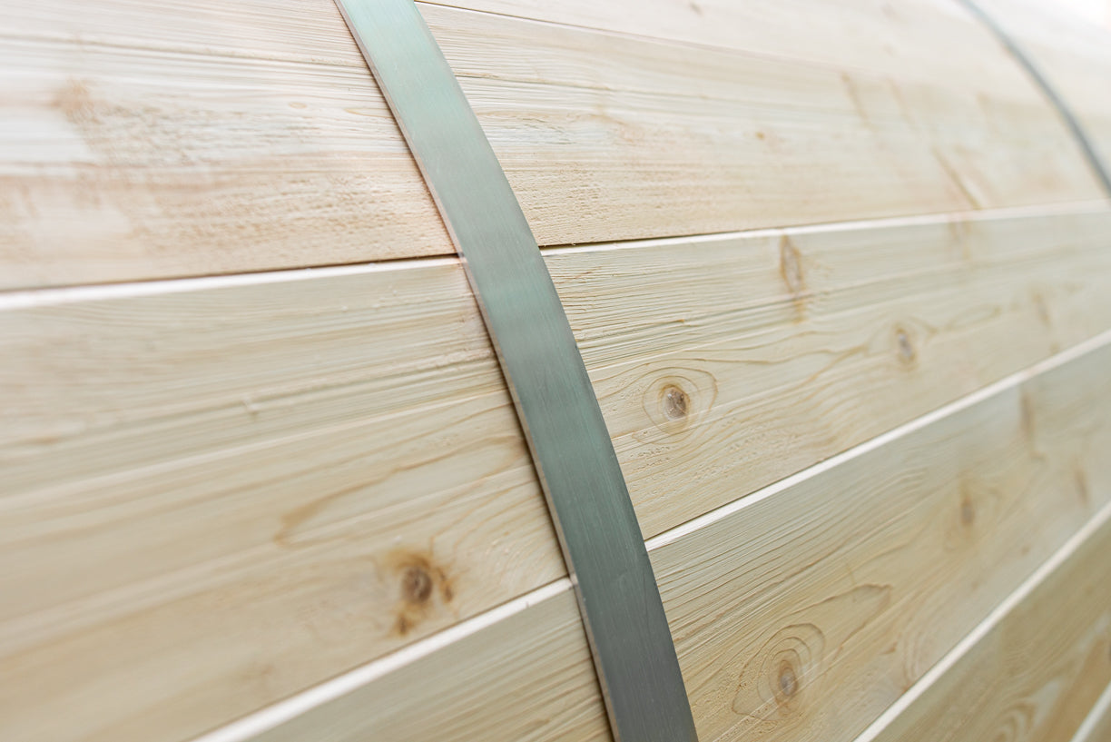 Dundalk Canadian Timber White Cedar Tranquility Outdoor | 2-4 People | Wood or Electric Heater