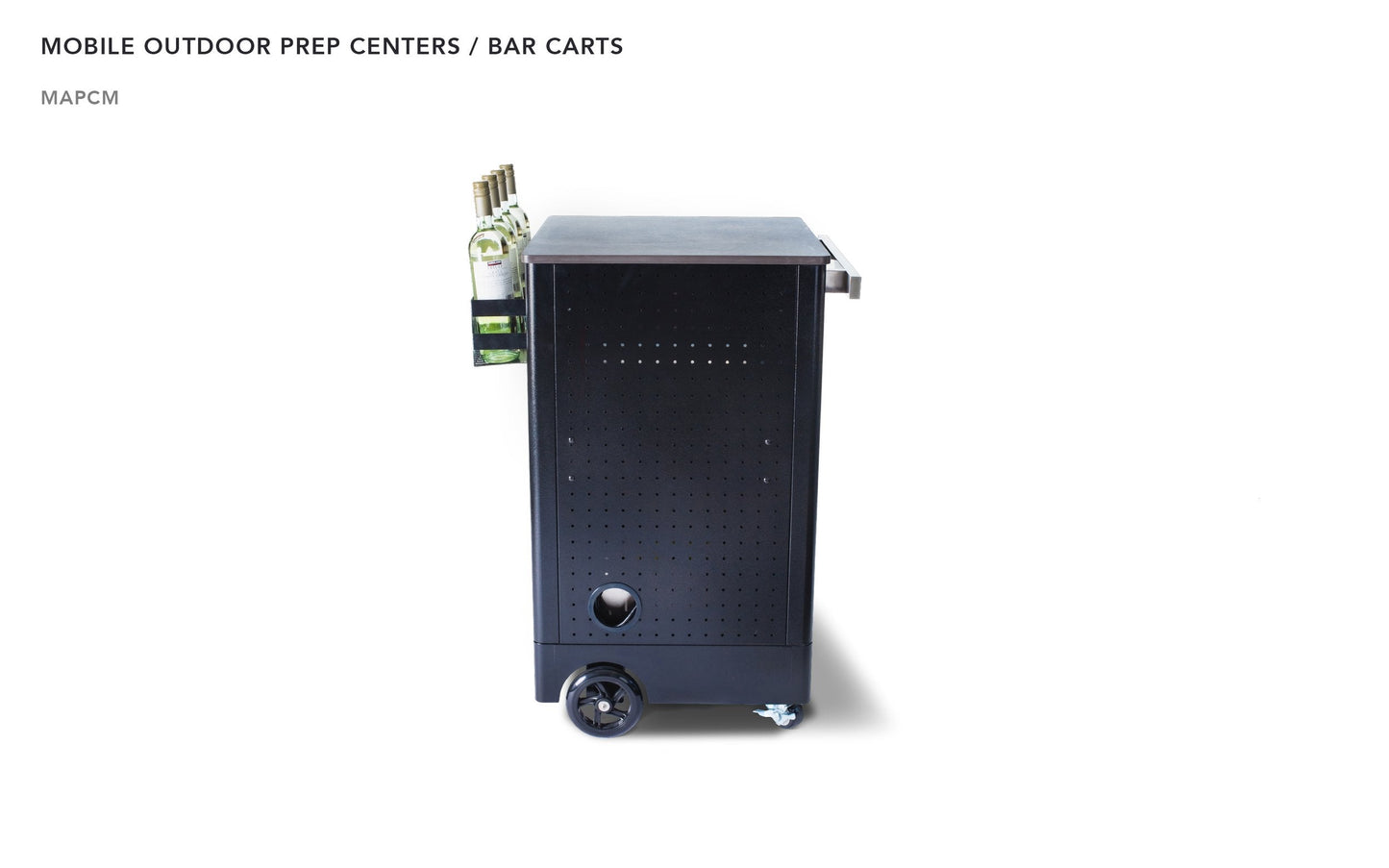 Mobile Outdoor Prep Center / compact Bar Cart