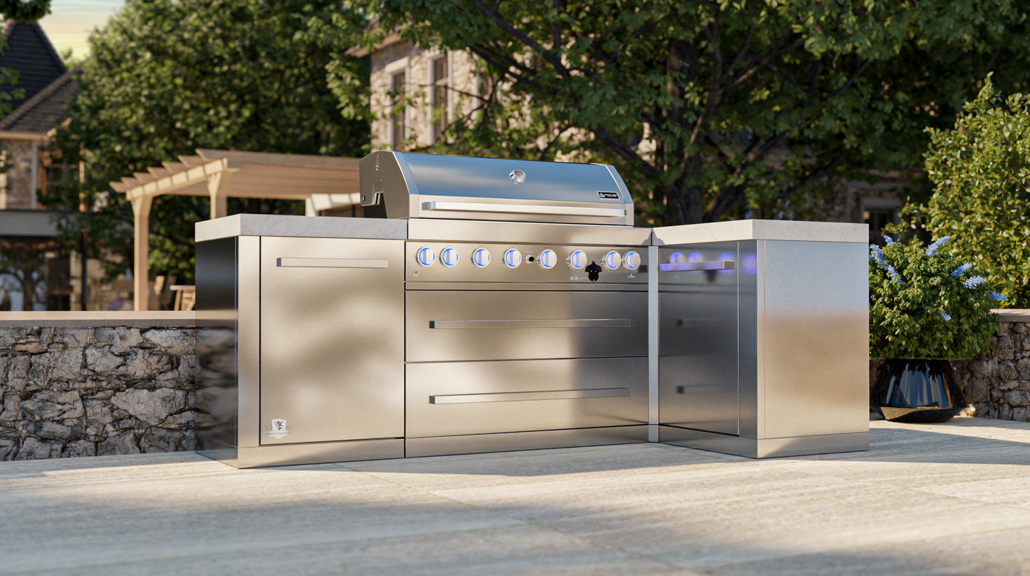 Mont Alpi 805 Island with a 90-degree Corner MAi805-90 - 94''