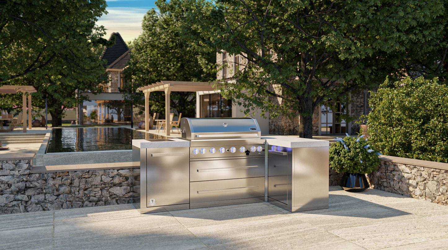 Mont Alpi 805 Island with a 90-degree Corner MAi805-90 - 94''