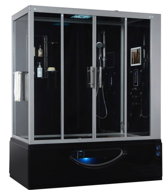 Platinum Catania Steam Shower - Black