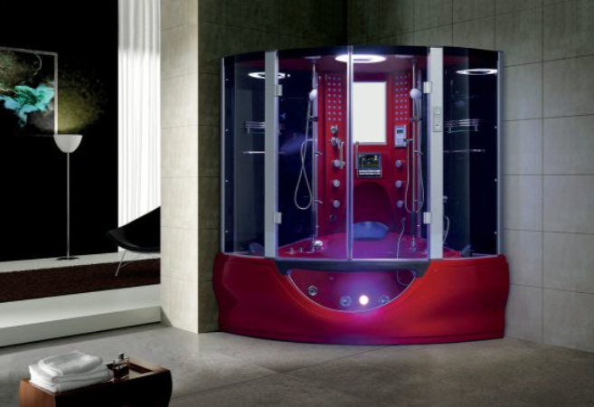 Valencia Steam Shower - Red