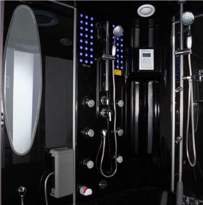 Siena Steam Shower - Black