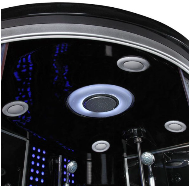 Siena Steam Shower - Black