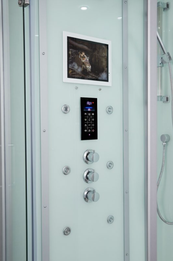 Platinum Arezzo Steam Shower - White