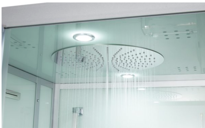 Platinum Arezzo Steam Shower - White