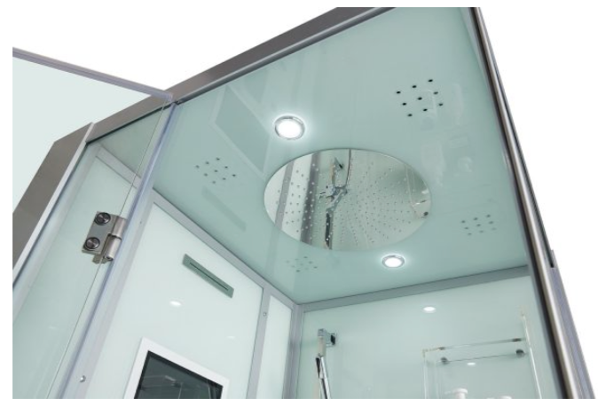 Platinum Arezzo Steam Shower - White