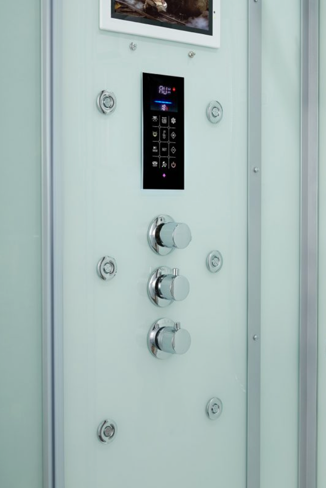 Platinum Arezzo Steam Shower - White