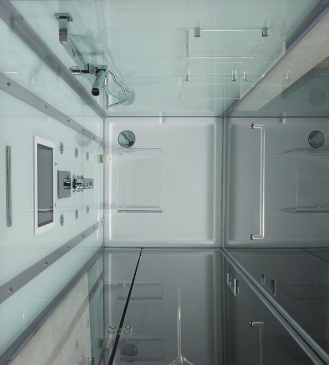 Platinum Arezzo Steam Shower - White