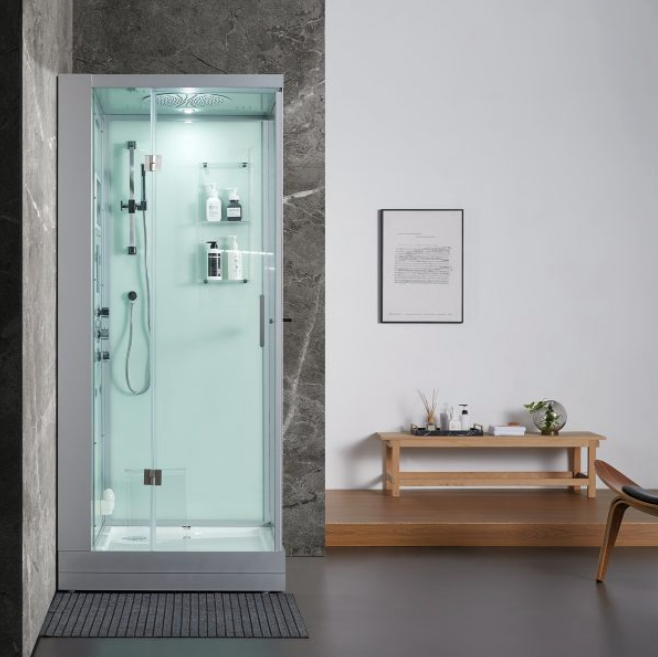 Platinum Arezzo Steam Shower - White