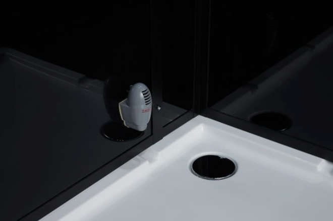 Platinum Arezzo Steam Shower - Black