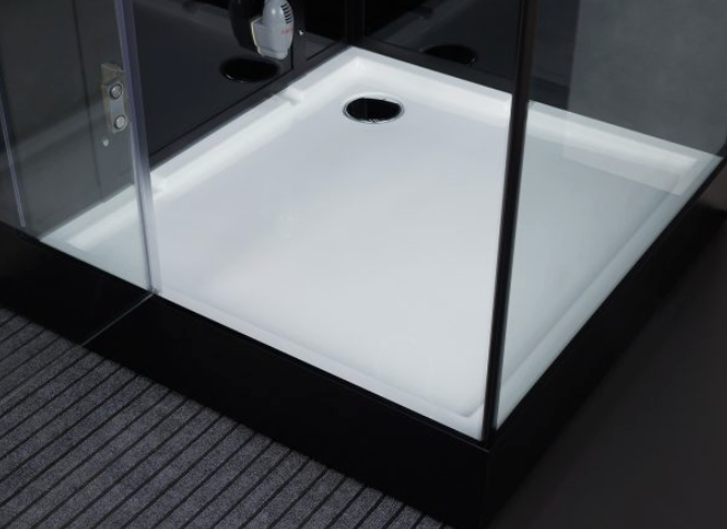 Platinum Arezzo Steam Shower - Black