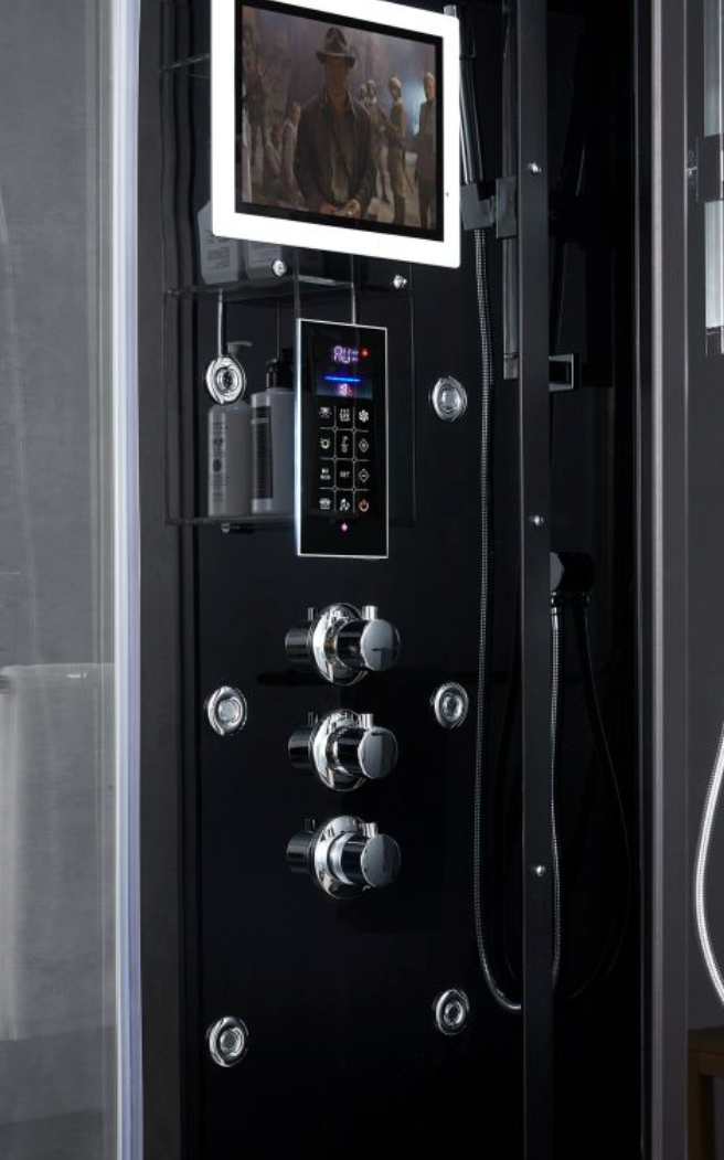 Platinum Arezzo Steam Shower - Black