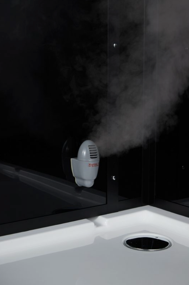 Platinum Lucca Steam Shower - Black