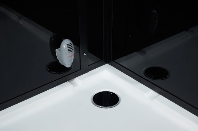Platinum Lucca Steam Shower - Black