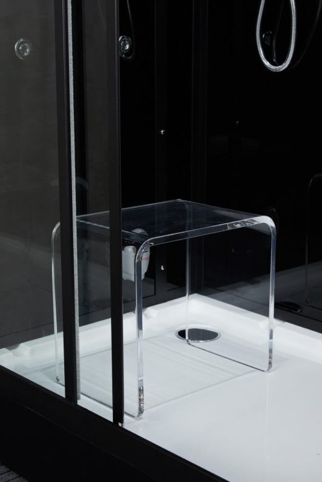 Platinum Lucca Steam Shower - Black