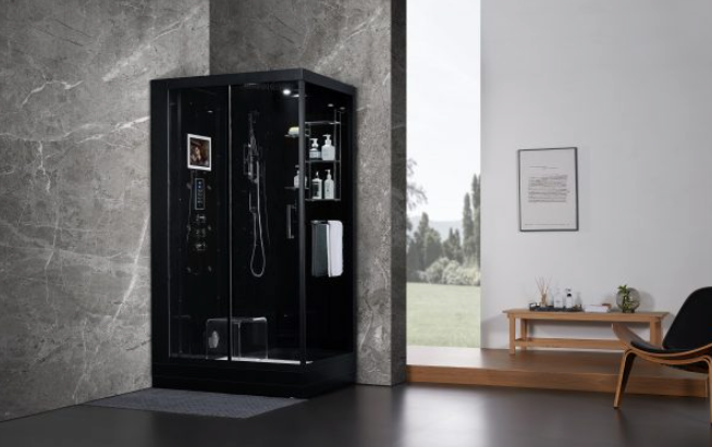 Platinum Lucca Steam Shower - Black
