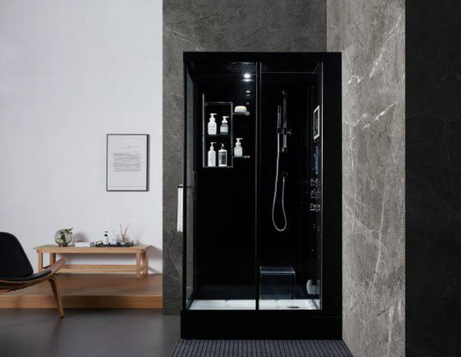 Platinum Lucca Steam Shower - Black