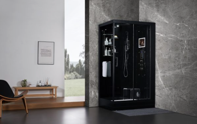 Platinum Lucca Steam Shower - Black