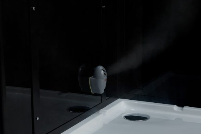 Platinum Anzio Steam Shower - Black