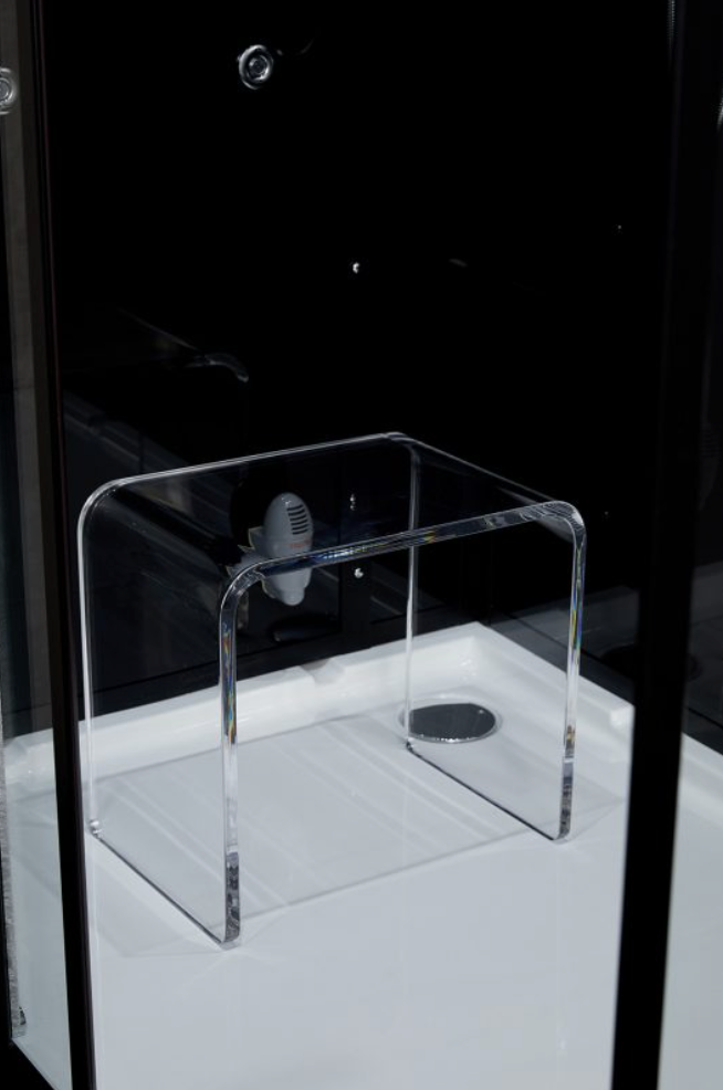 Platinum Anzio Steam Shower - Black