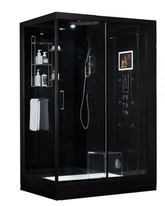 Platinum Anzio Steam Shower - Black