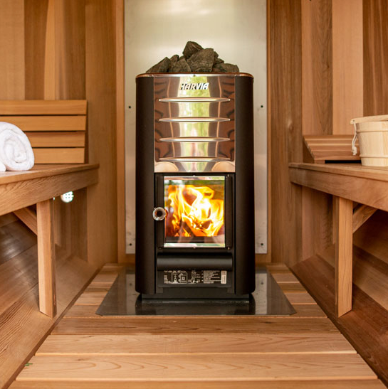 Dundalk Canadian Timber White Cedar Tranquility Outdoor | 2-4 People | Wood or Electric Heater