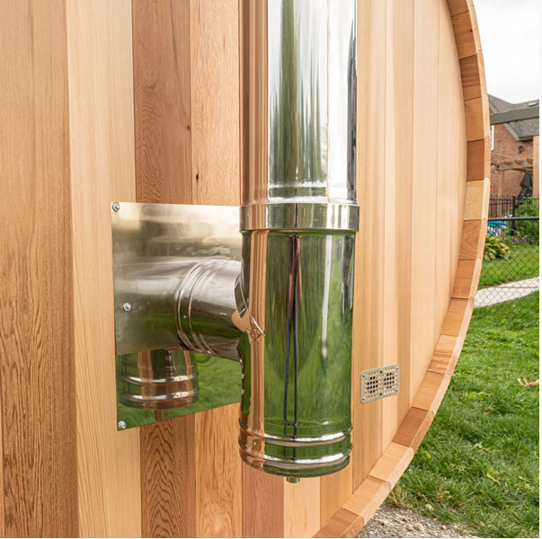 Dundalk Canadian Timber White Cedar Tranquility Outdoor | 2-4 People | Wood or Electric Heater