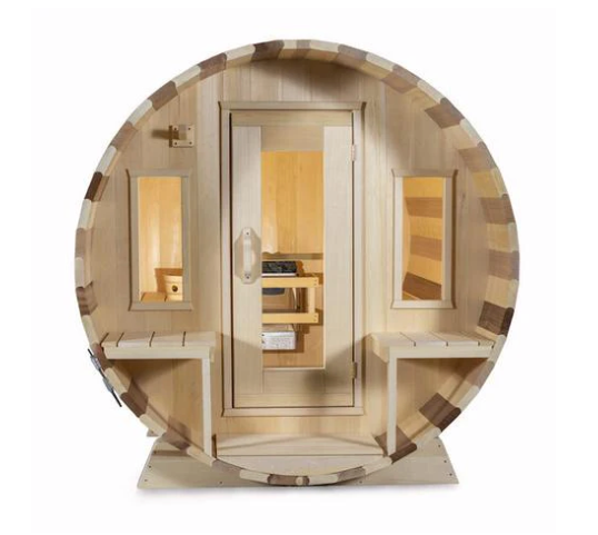 Dundalk Canadian Timber White Cedar Tranquility Outdoor | 2-4 People | Wood or Electric Heater