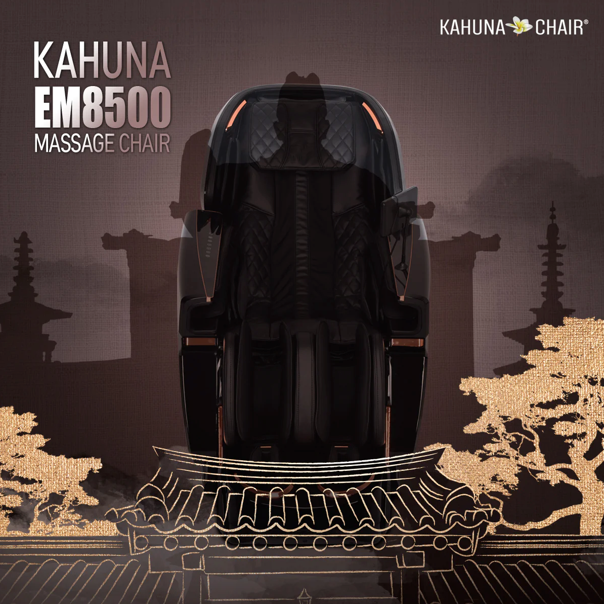 Kahuna The King’s Elite EM-8500 Massage Chair - Black