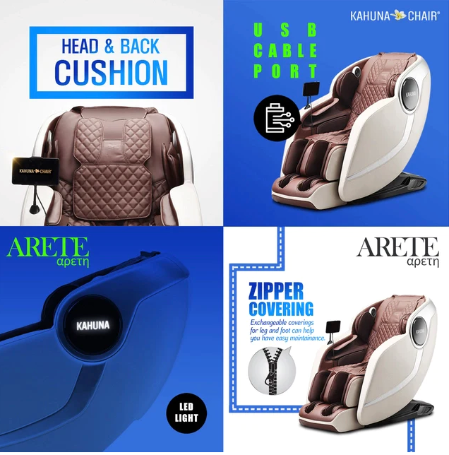 Kahuna Arete Massage Chair EM-ARETE - Brown