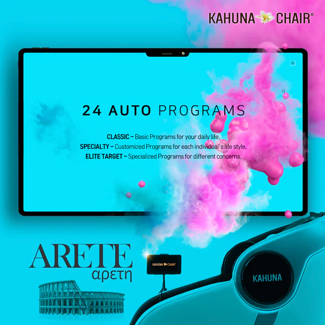 Kahuna Arete Massage Chair EM-ARETE - Brown