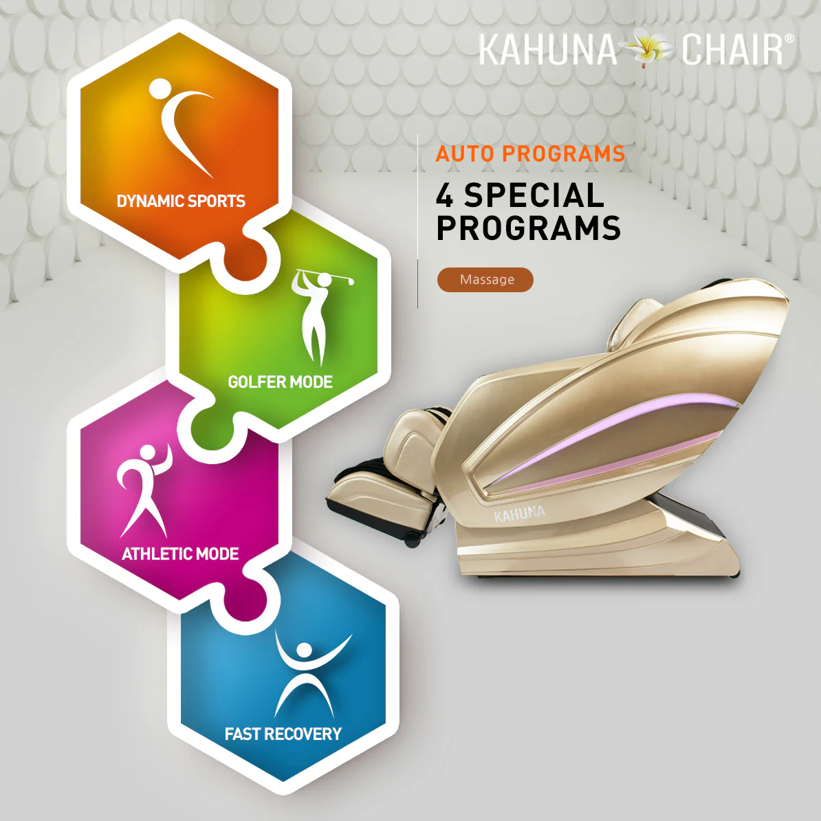 Kahuna HM-Kappa Massage Chair - Black