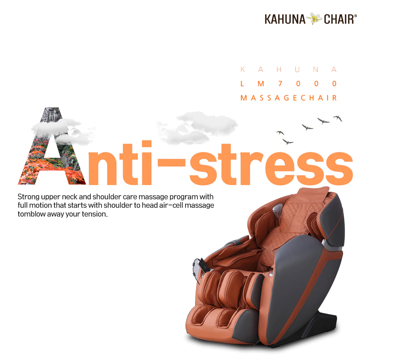 Kahuna LM-7000 Massage Chair - Brown