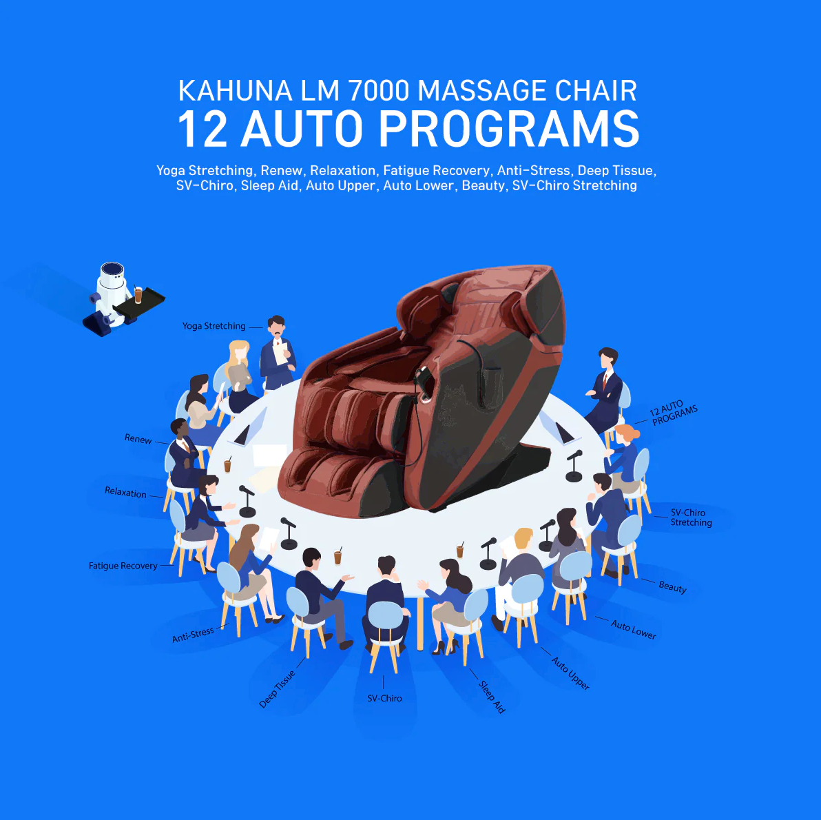 Kahuna LM-7000 Massage Chair - Black