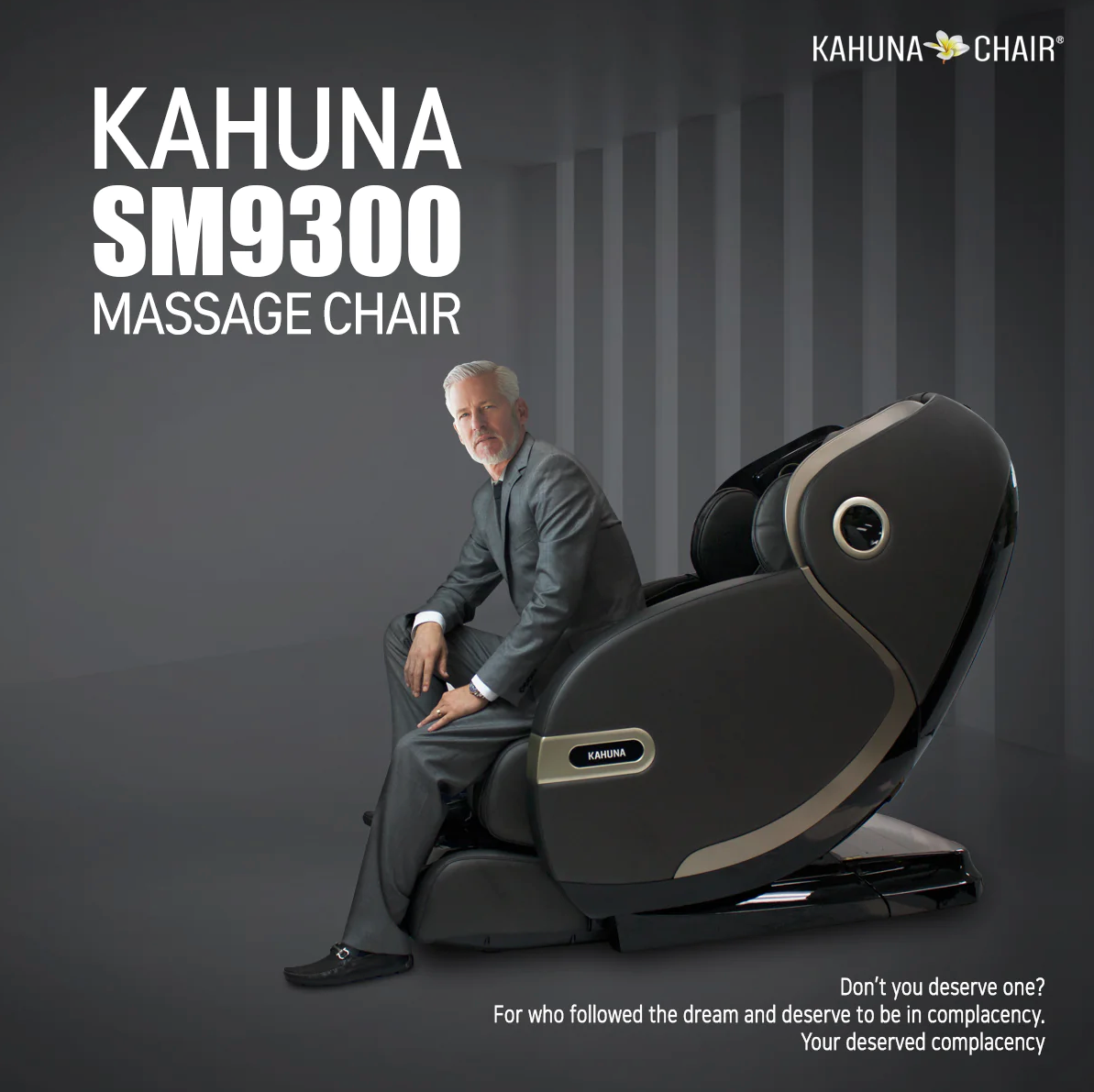 Kahuna SM 9300 Massage Chair - Grey