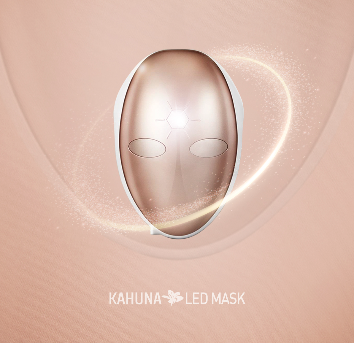 Kahuna Mask – Rosegold / White