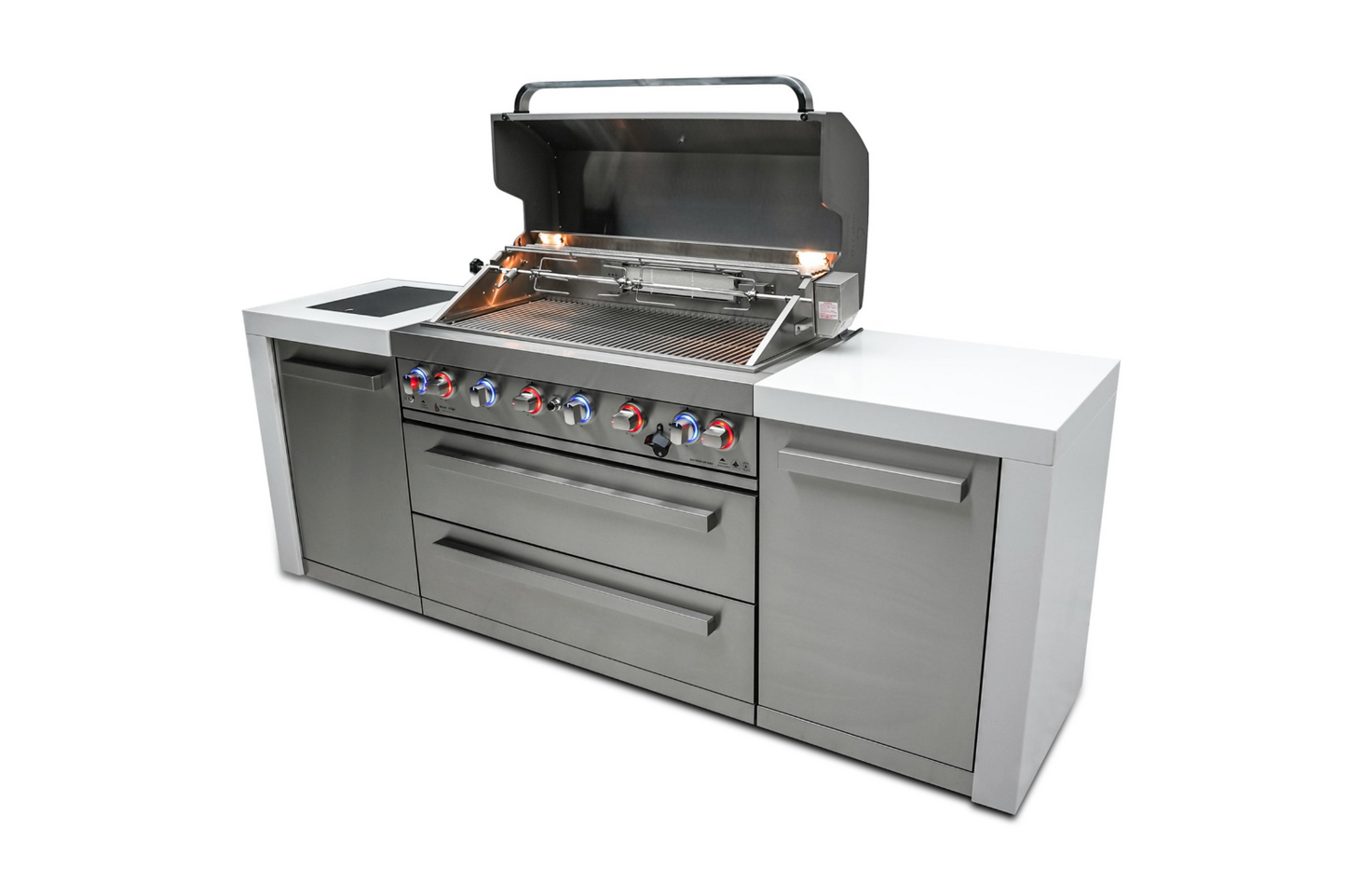 Mont Alpi 6-burner Deluxe Island MAi805-D - 94''