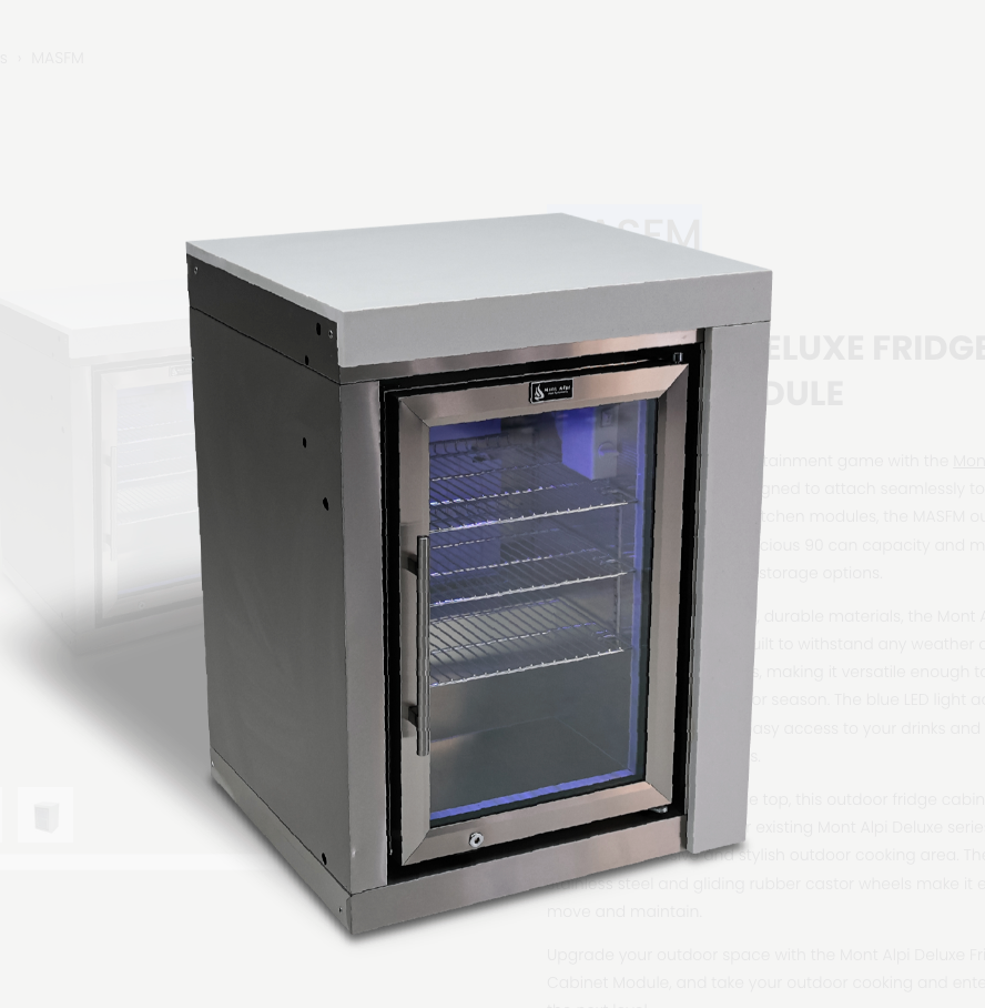 Mont Alpi Deluxe Fridge Cabinet Module