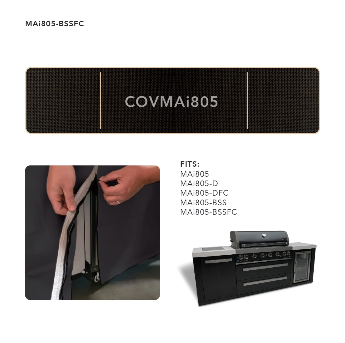 COVER FOR 6-BURNER ISLAND - COVMAI805