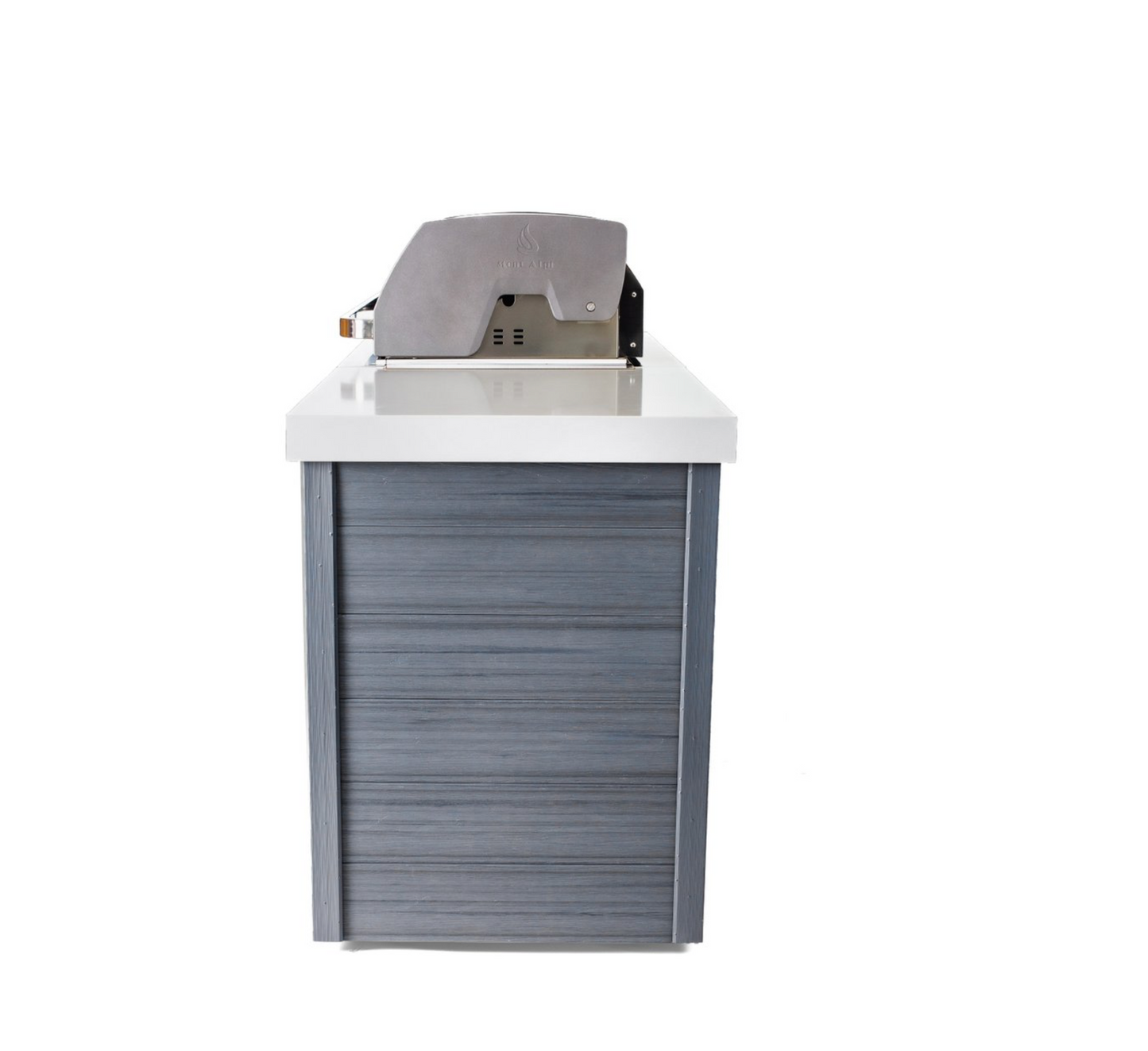 Mont Alpi 4-Burner Artwood Island in Stainless Steel - MA400-AW