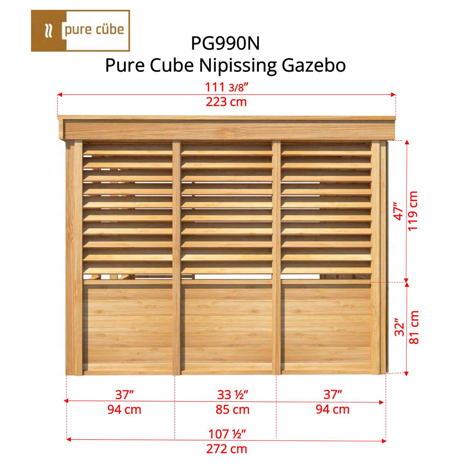 Pure Cube Nipissing Gazebo
