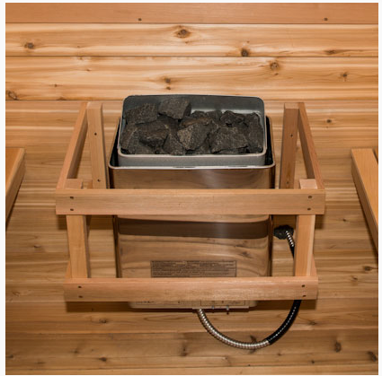 CT Georgian Cabin Sauna with Porch | 2-6 People | Wood or Electric Heater