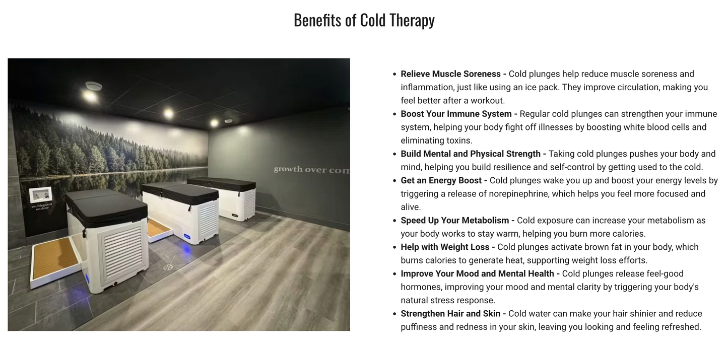 Coldture Pro Cold Plunge